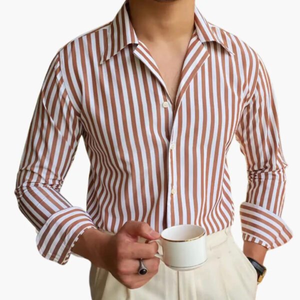 Camisa Sicilia de manga larga para hombre