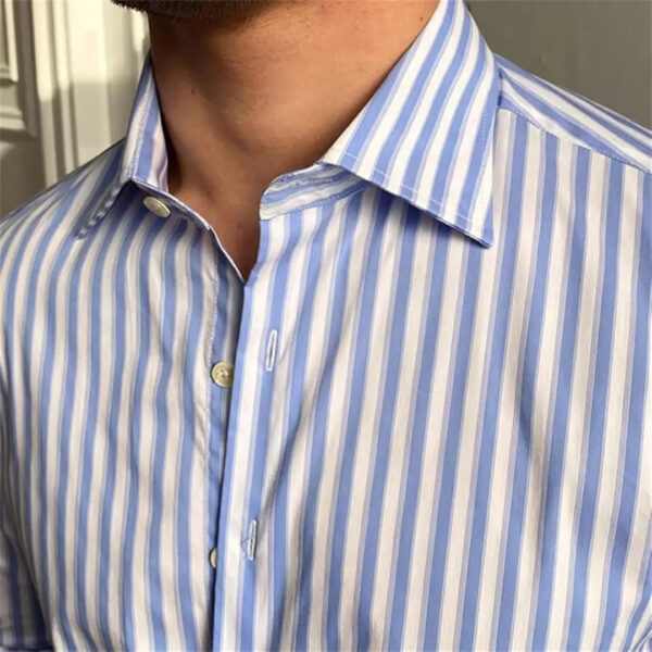 Camisa de manga larga para hombre de Milán - Image 3