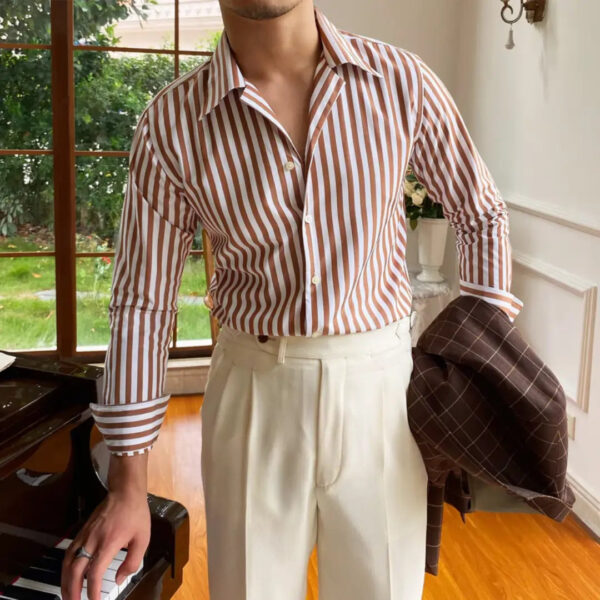 Camisa Sicilia de manga larga para hombre - Image 4